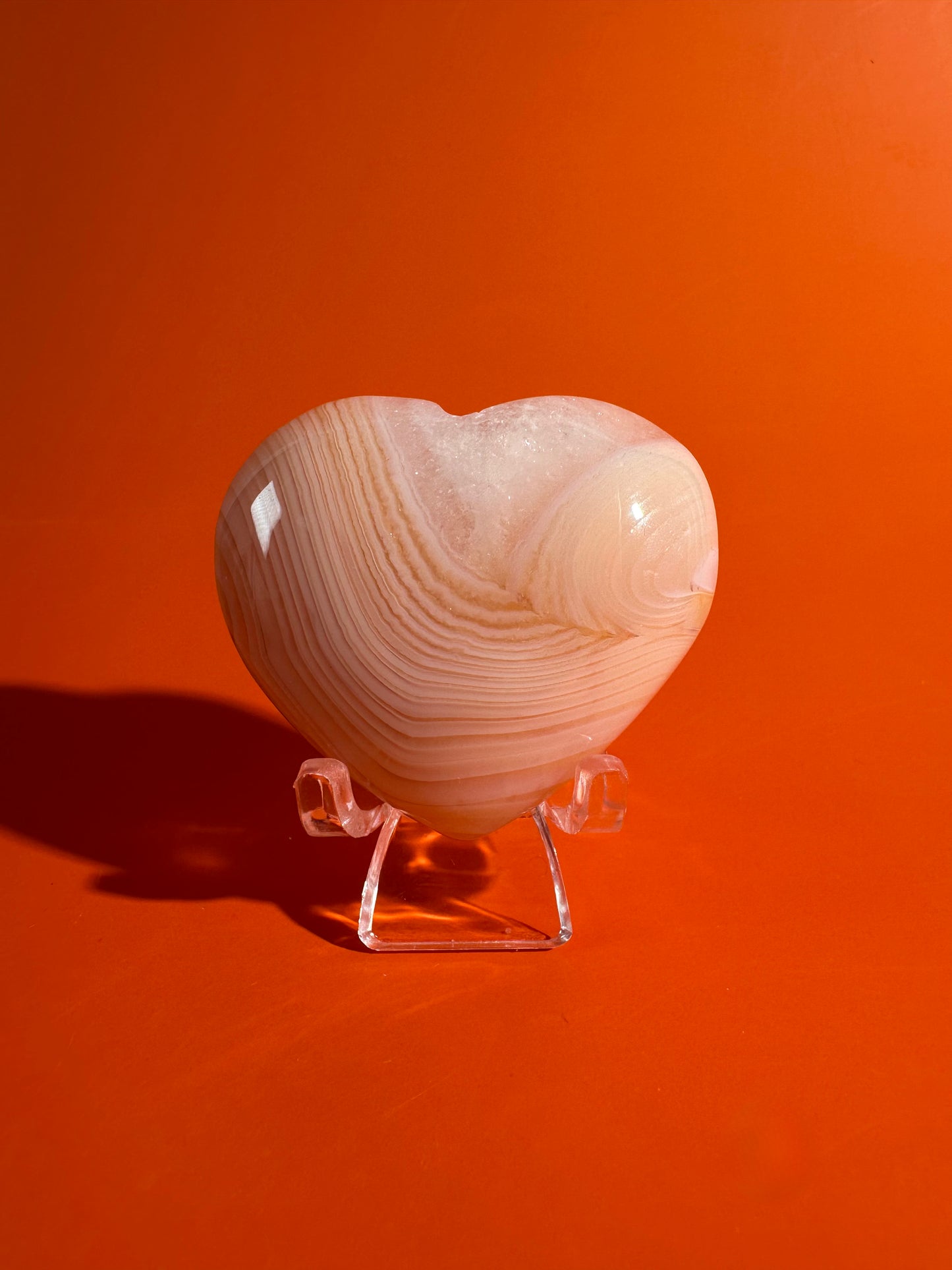 Small Carnelian Heart Option E | Courage, Vitality & Confidence Crystal