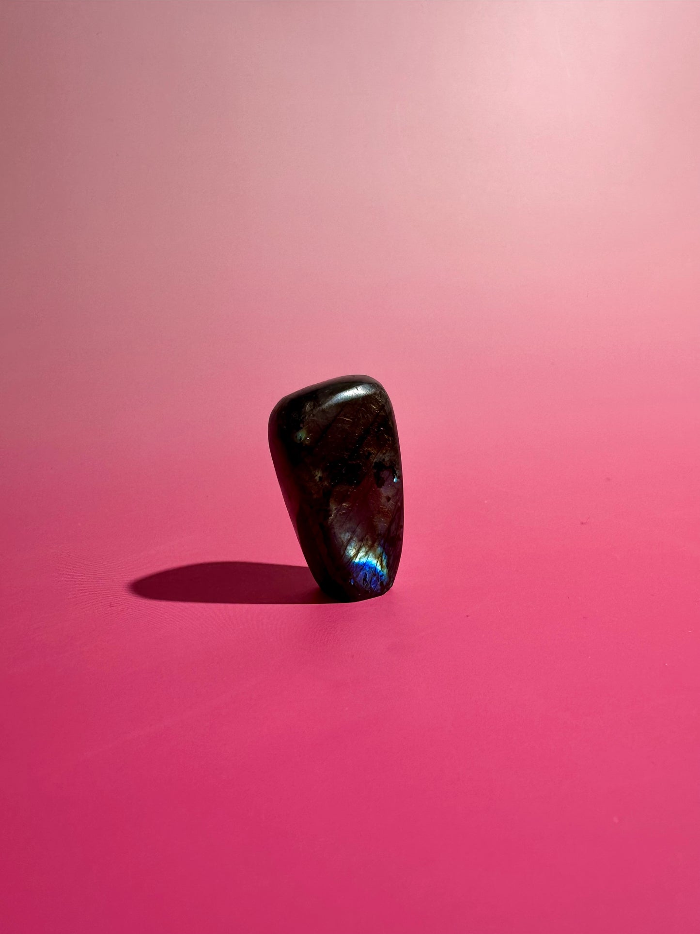 Small Rainbow Flash Labradorite Standing  Freeform – Option C