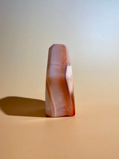 Carnelian Agate Geometric Freeform – Option F | Passion, Creativity & Inspiration Energy