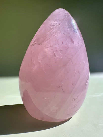 Medium Rose Quartz Standing Freeform - A