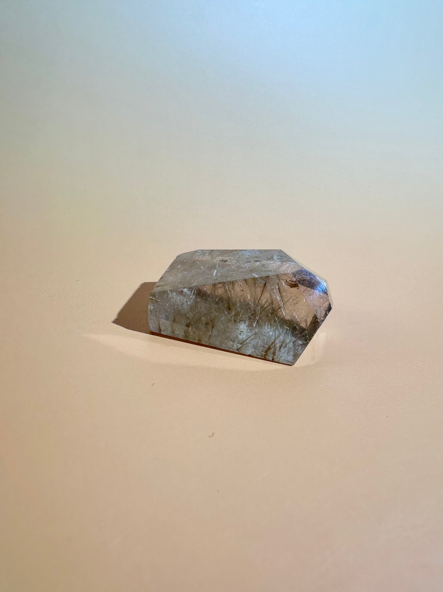 ilver Rutile Quartz Gusher – Option C | Clarity, Intuition & Amplified Energy Crystal