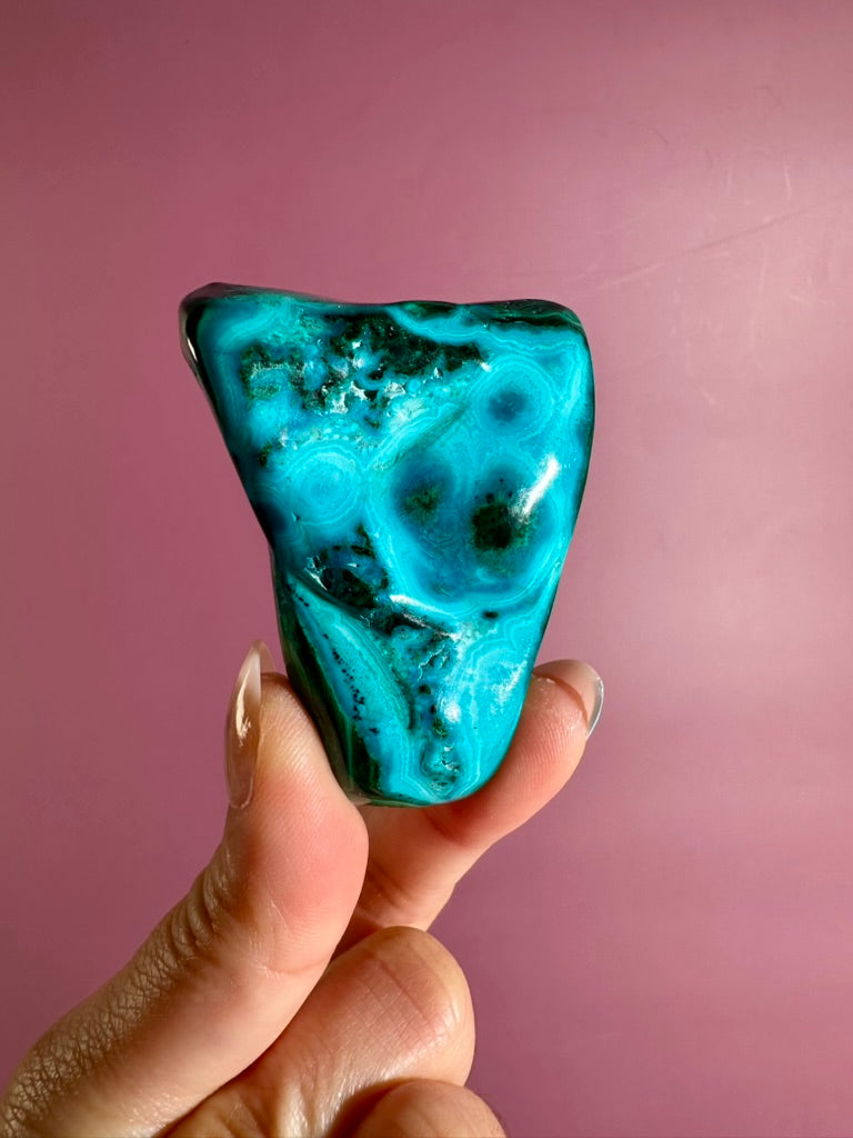 Malachite Chrysocolla Malacolla Polished Specimen Option B | DRC Mineral
