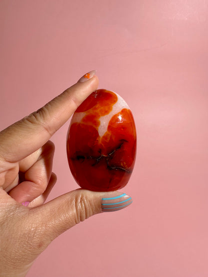 Carnelian Standing Freeform – Option A | Courage, Confidence & Vitality Crystal