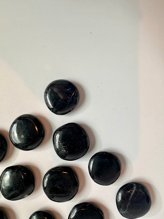 Schorl Black Tourmaline Mini Flat Palm