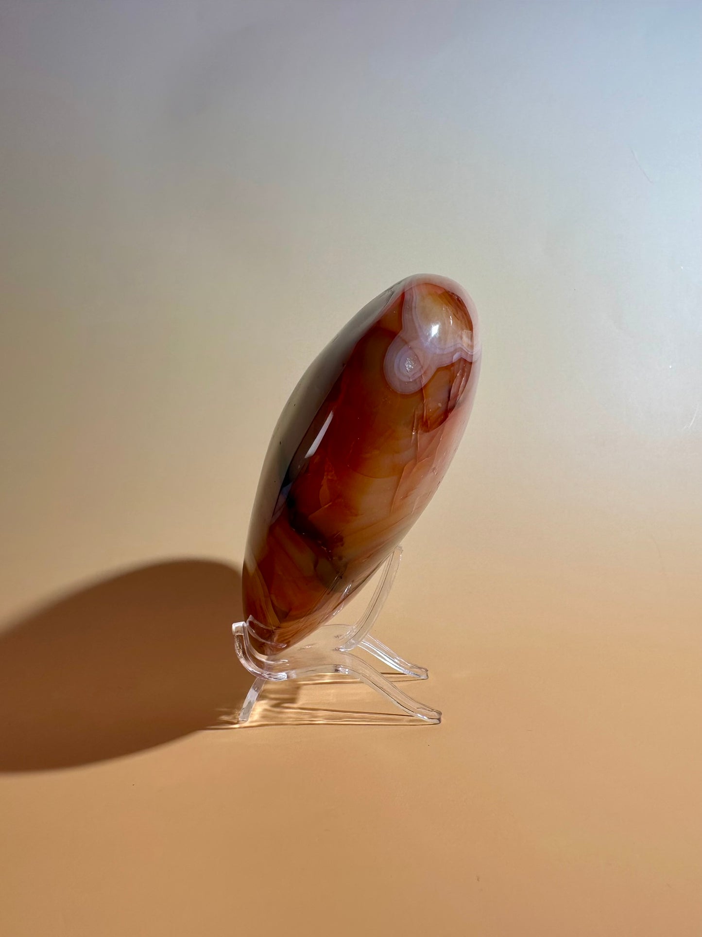 Carnelian Heart – Option H | Collector Crystal, Confidence & Positive Energy