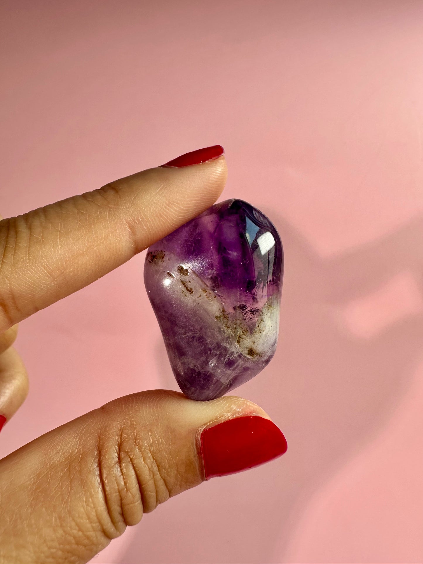 Chevron Amethyst Tumble