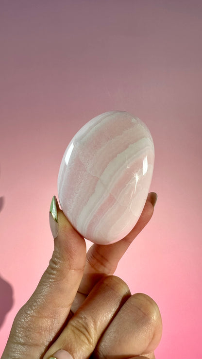 Perfectly Imperfect Pink Mangano Calcite Freeform (UV Reactive) Misfit