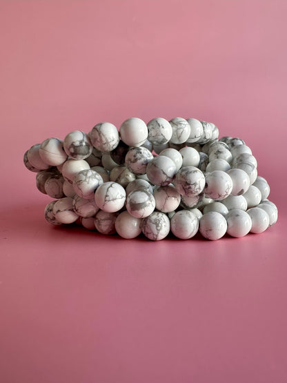 8mm Howlite Bracelet