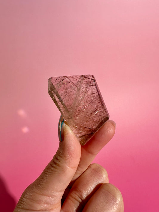 Copper Rutile Quartz Gusher – Option B | Confidence, Transformation & Positive Energy