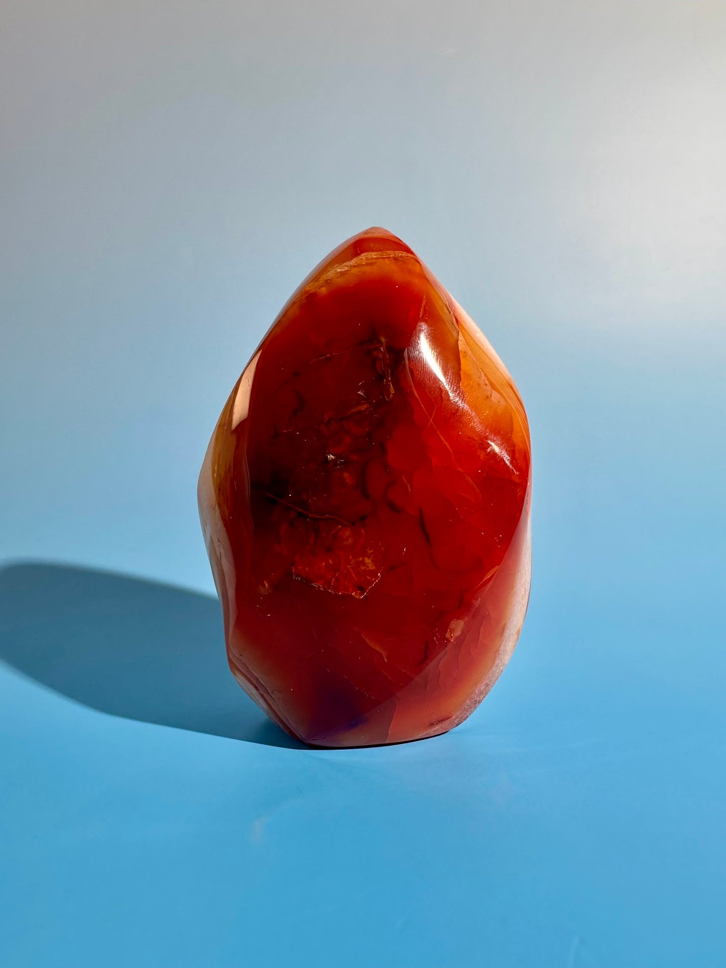 Carnelian Flame – Option G | Abundance, Courage & Positive Energy Crystal