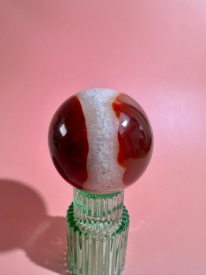 Carnelian Sphere – Option K | Confidence, Passion & Empowerment Crystal
