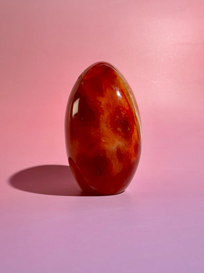 Carnelian Standing Freeform – Option H | Abundance, Creativity & Positive Energy Crystal