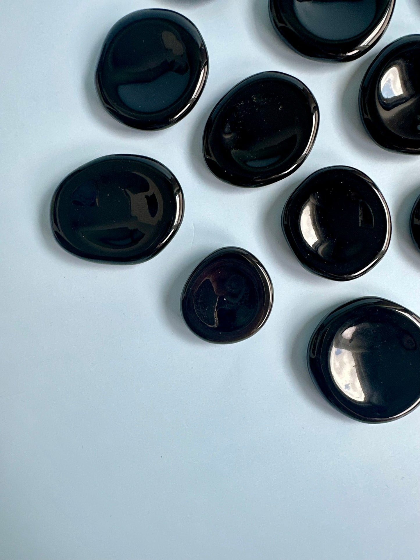 Black Obsidian Worry Stone