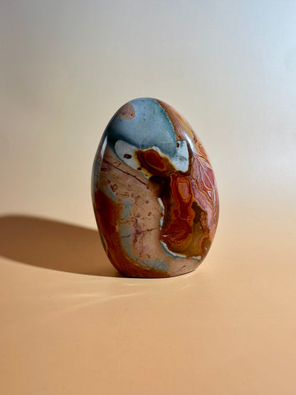 Polychrome Jasper Standing Freeform Option J | One-of-a-Kind Madagascar Crystal