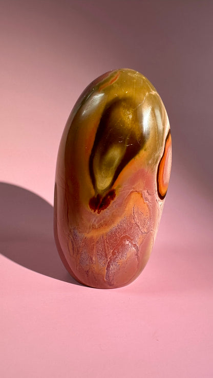 Polychrome Jasper Standing Freeform – Option D