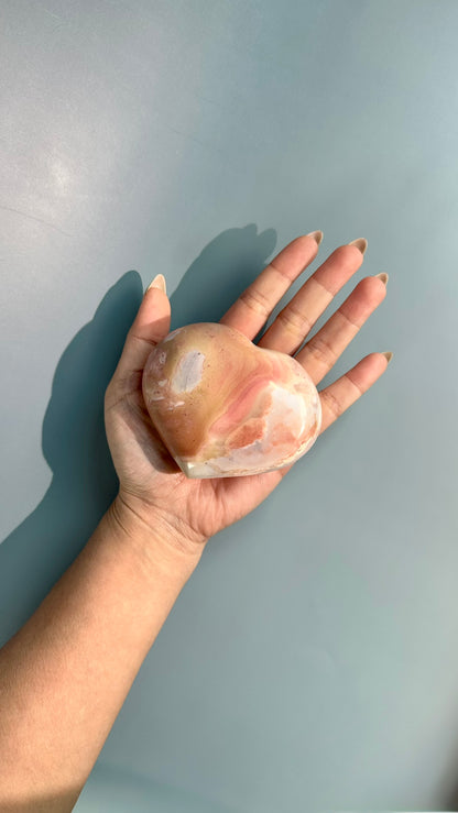 Polychrome Jasper Heart – Option A