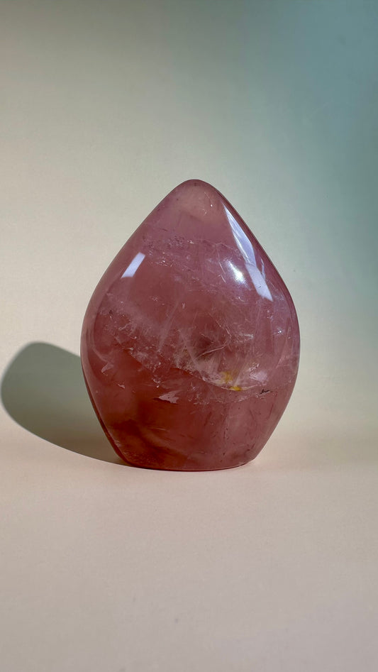 Medium Rose Quartz Standing Freeform - Option D