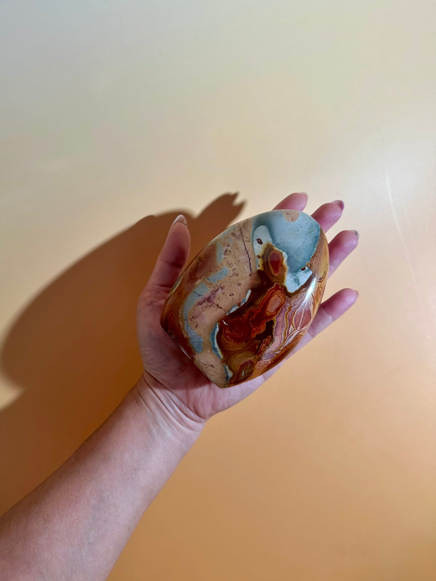 Polychrome Jasper Standing Freeform Option J | One-of-a-Kind Madagascar Crystal