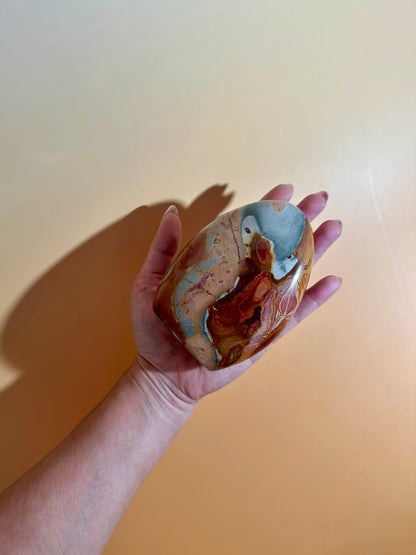 Polychrome Jasper Standing Freeform Option J | One-of-a-Kind Madagascar Crystal