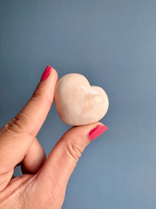 Small White Jade Heart