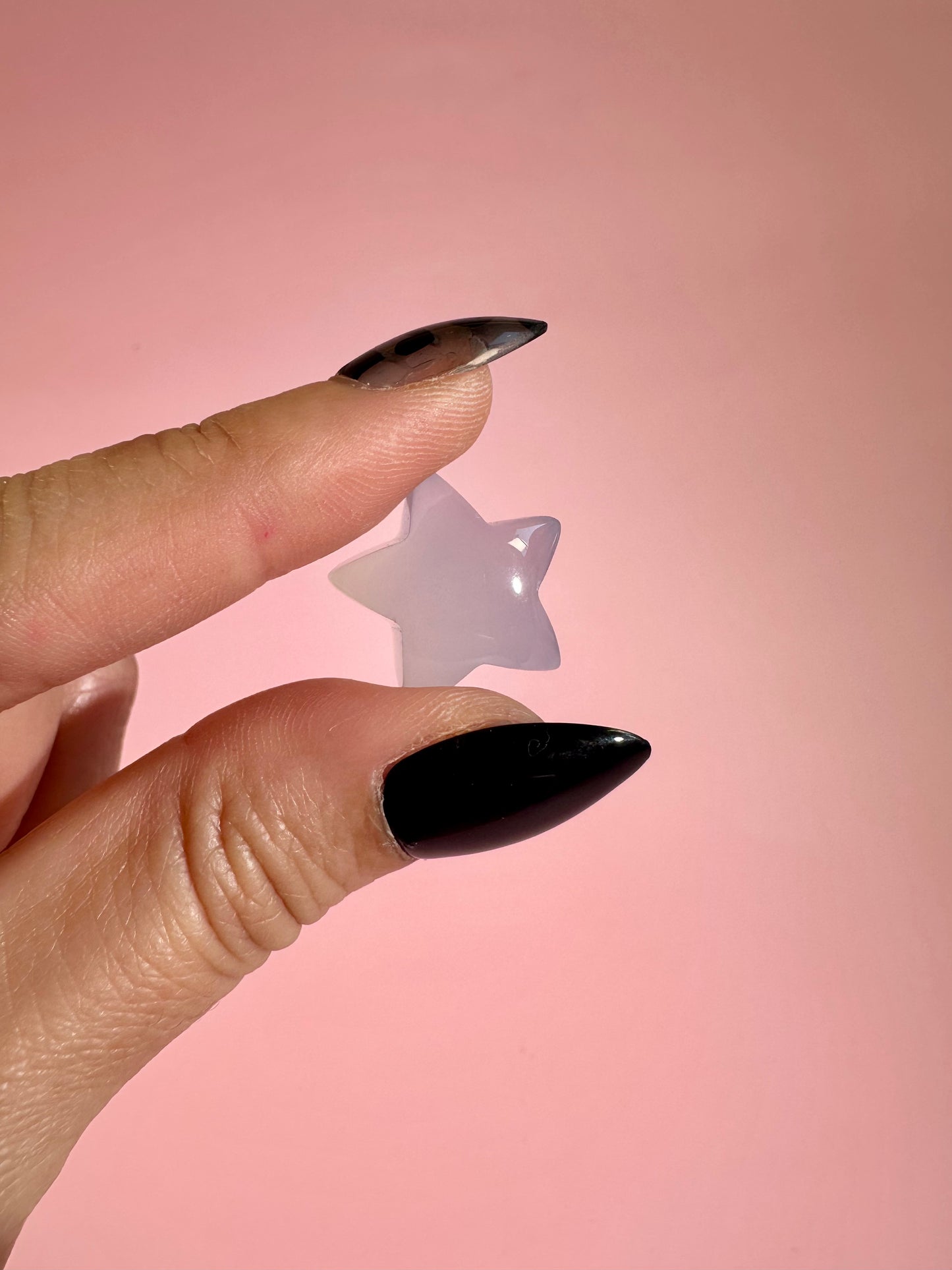 Mini Blue Chalcedony Star