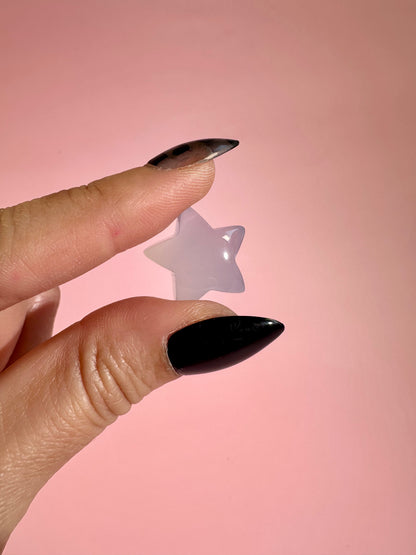 Mini Blue Chalcedony Star