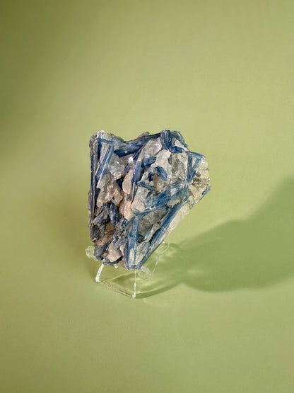 Kyanite in Quartz Cluster - E