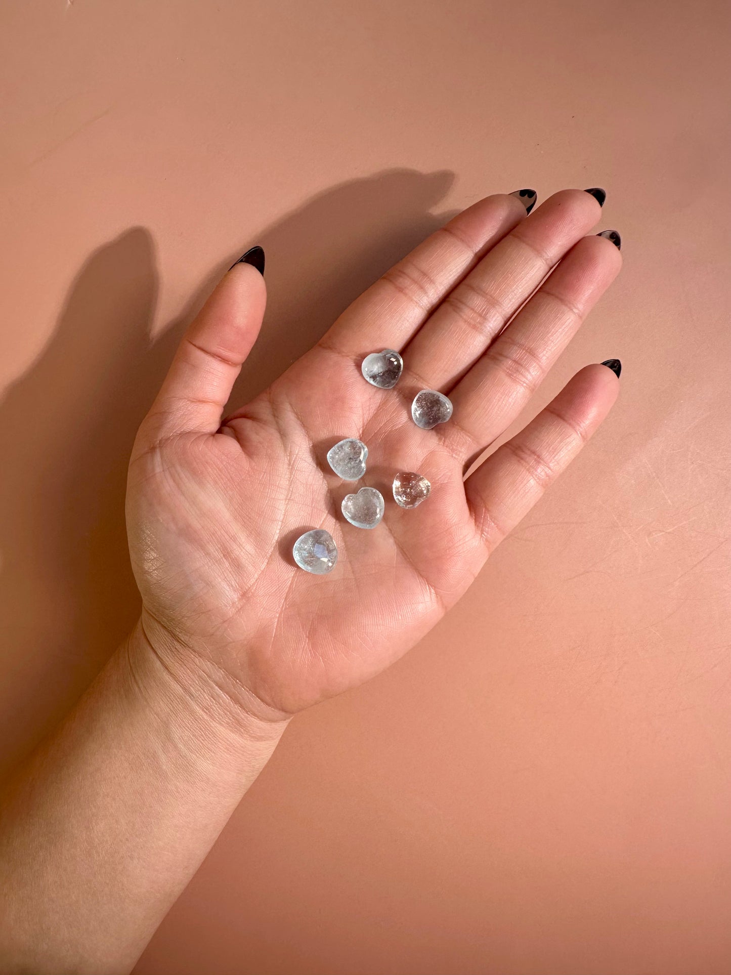 Teeny Aquamarine Heart