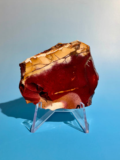 Mookaite Jasper Slab | One of a Kind Grounding, Adventure & Strength Crystal
