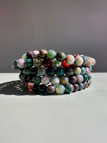 6mm Ocean Jasper Beaded Bracelet