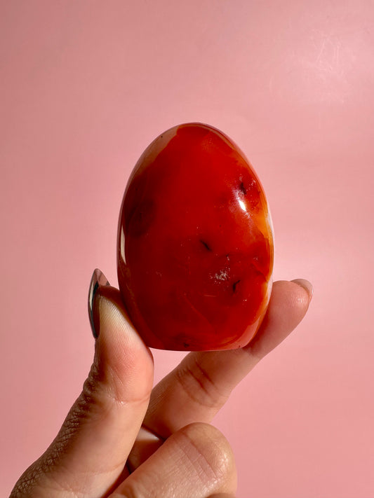 Carnelian Standing Freeform – Option A | Courage, Confidence & Vitality Crystal