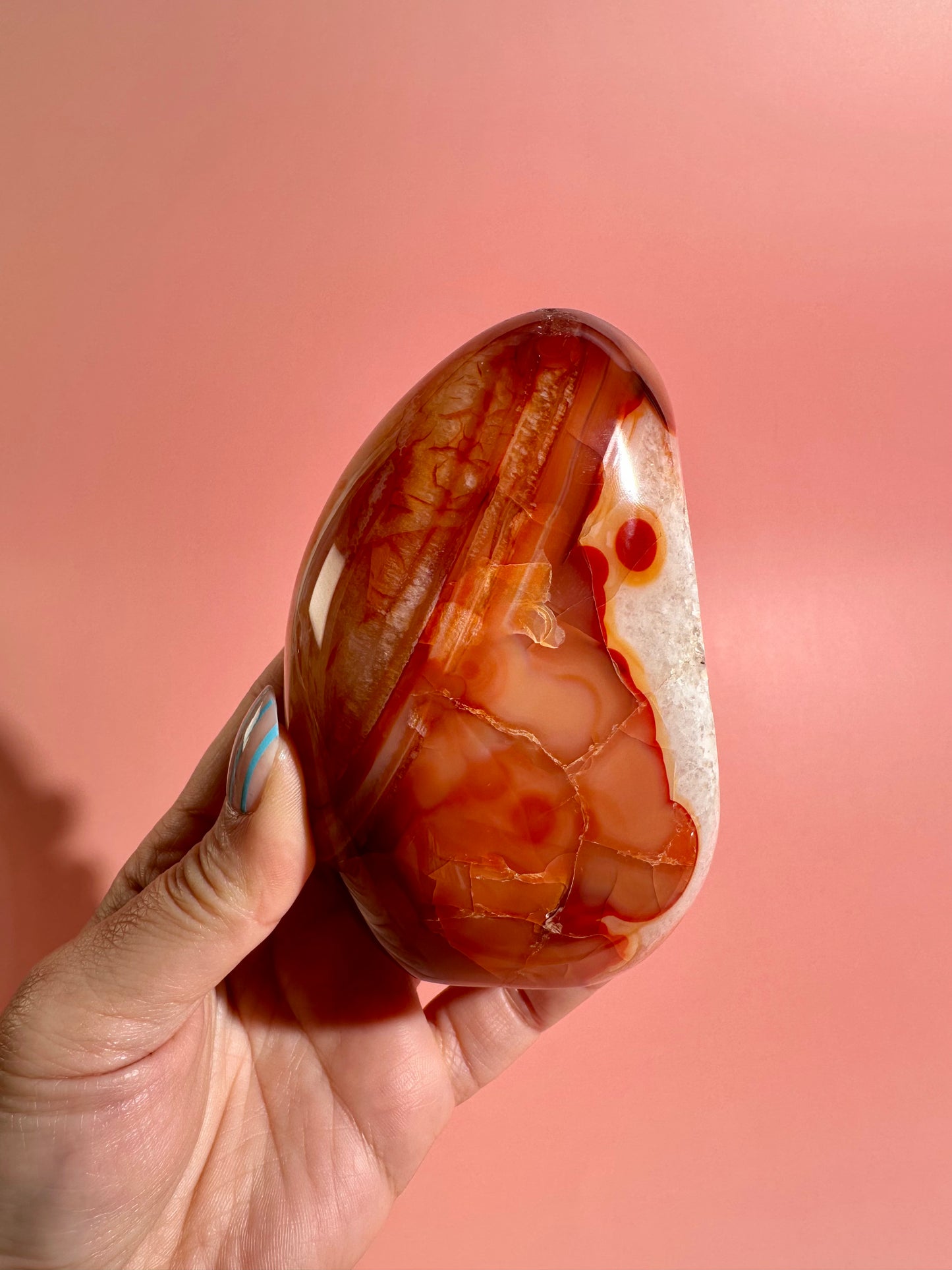 Carnelian Standing Freeform – Option I | Collector Crystal, Vitality & Inner Strength