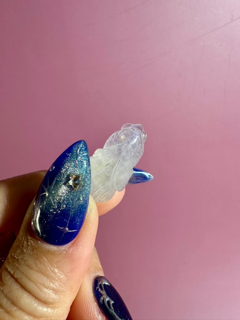 Mini Moonstone Koi Fish | Crystal Carving
