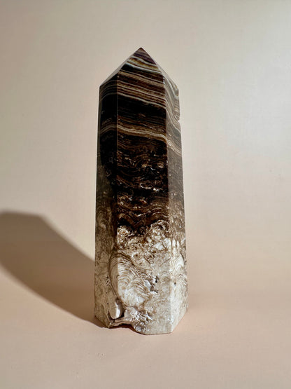 Chocolate Calcite Tower – Option A
