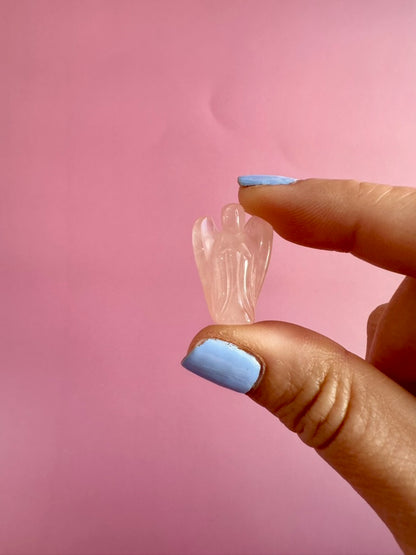 Mini Rose Quartz Angel