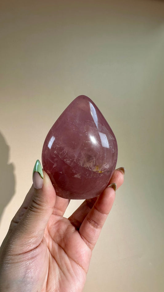 Medium Rose Quartz Standing Freeform - Option D