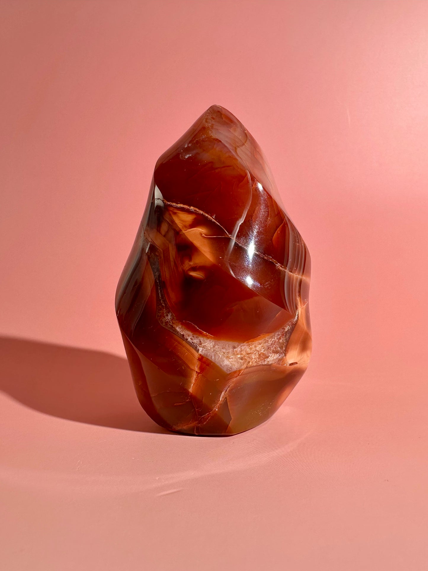 Carnelian Flame – Option D | Strength, Motivation & Grounding Energy