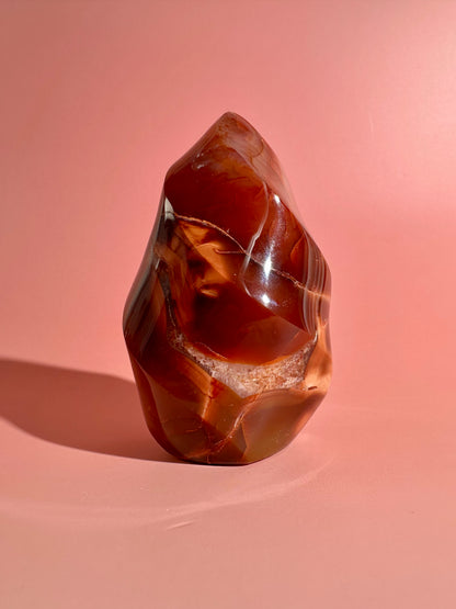 Carnelian Flame – Option D | Strength, Motivation & Grounding Energy