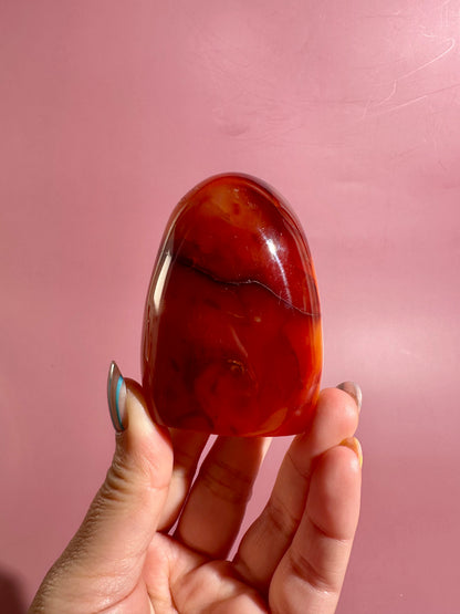 Carnelian Standing Freeform – Option E | Vitality, Creativity & Manifestation Crystal