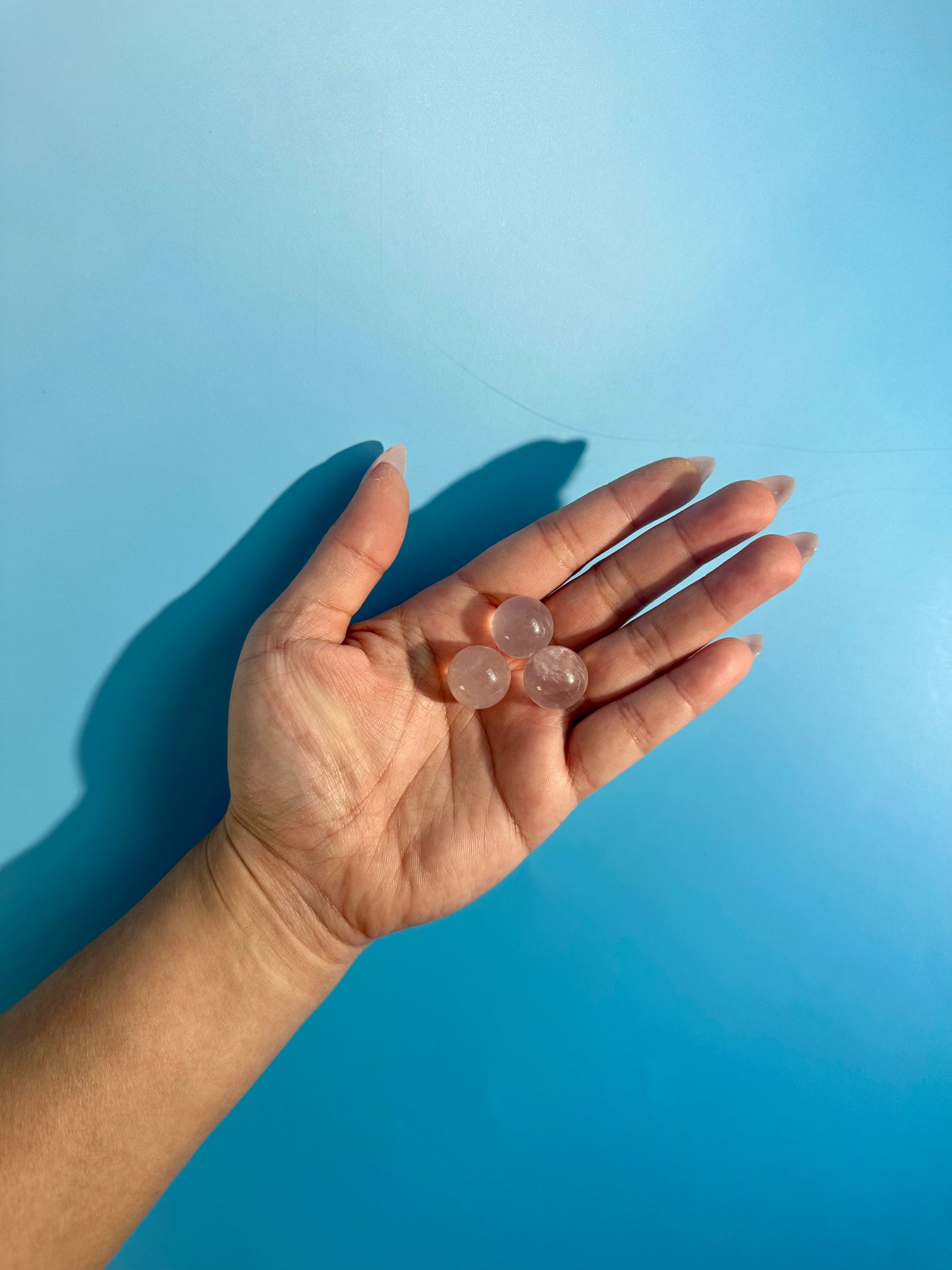 Mini Mozambique Rose Quartz Sphere