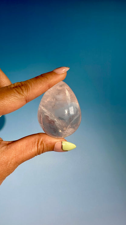 Rose Quartz Egg – Option A