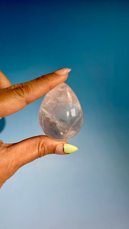 Rose Quartz Egg – Option A