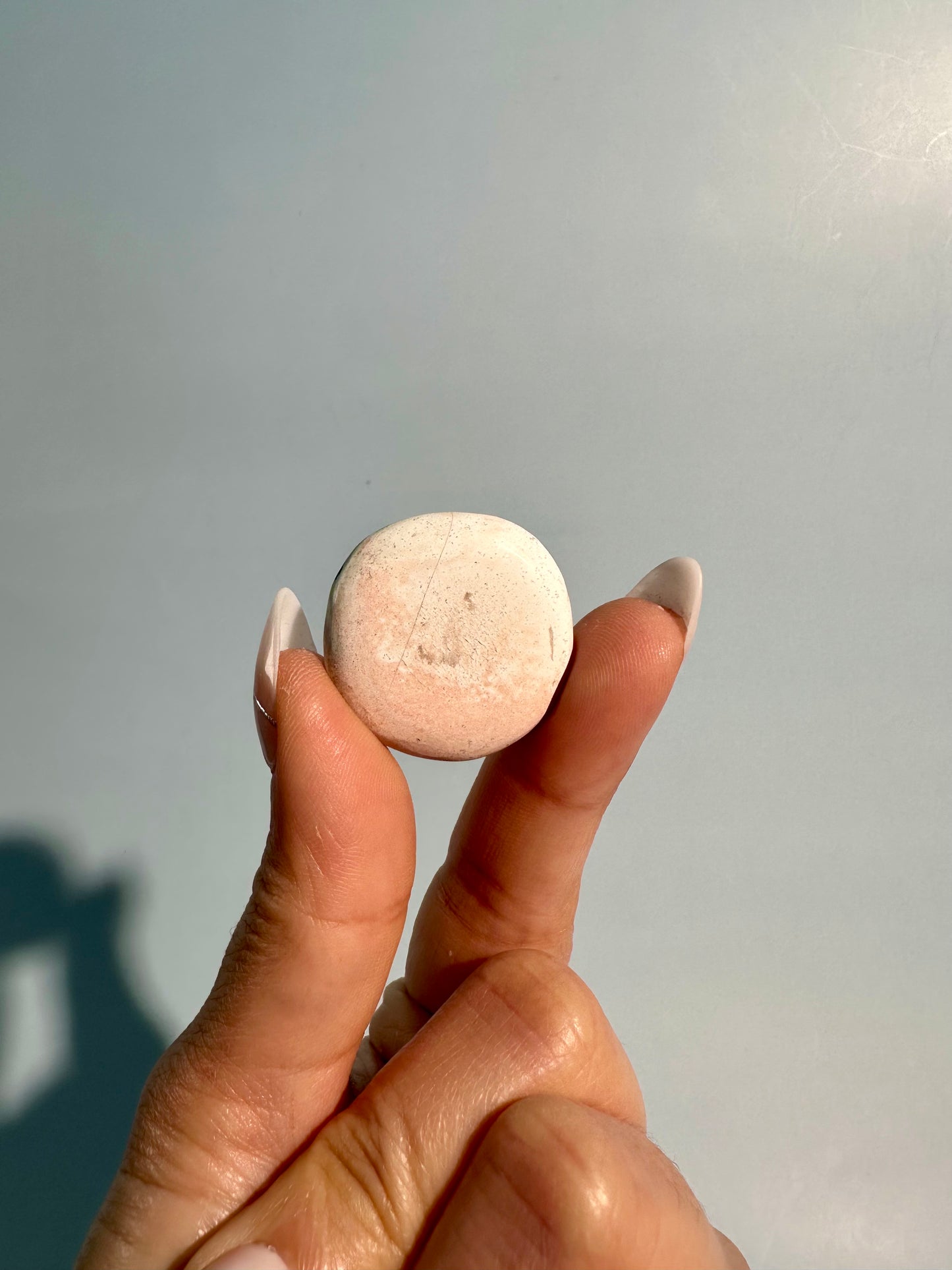 Unicorn Jasper Mini Round Flat Palm