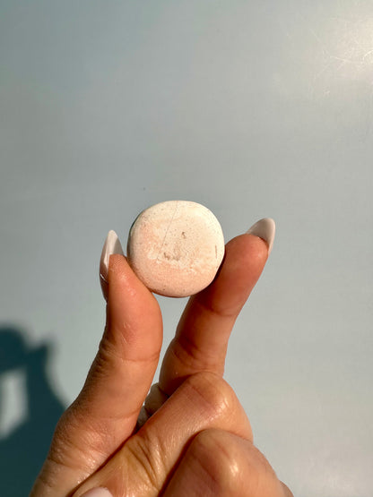 Unicorn Jasper Mini Round Flat Palm