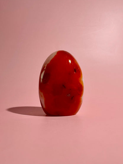 Carnelian Standing Freeform – Option A | Courage, Confidence & Vitality Crystal