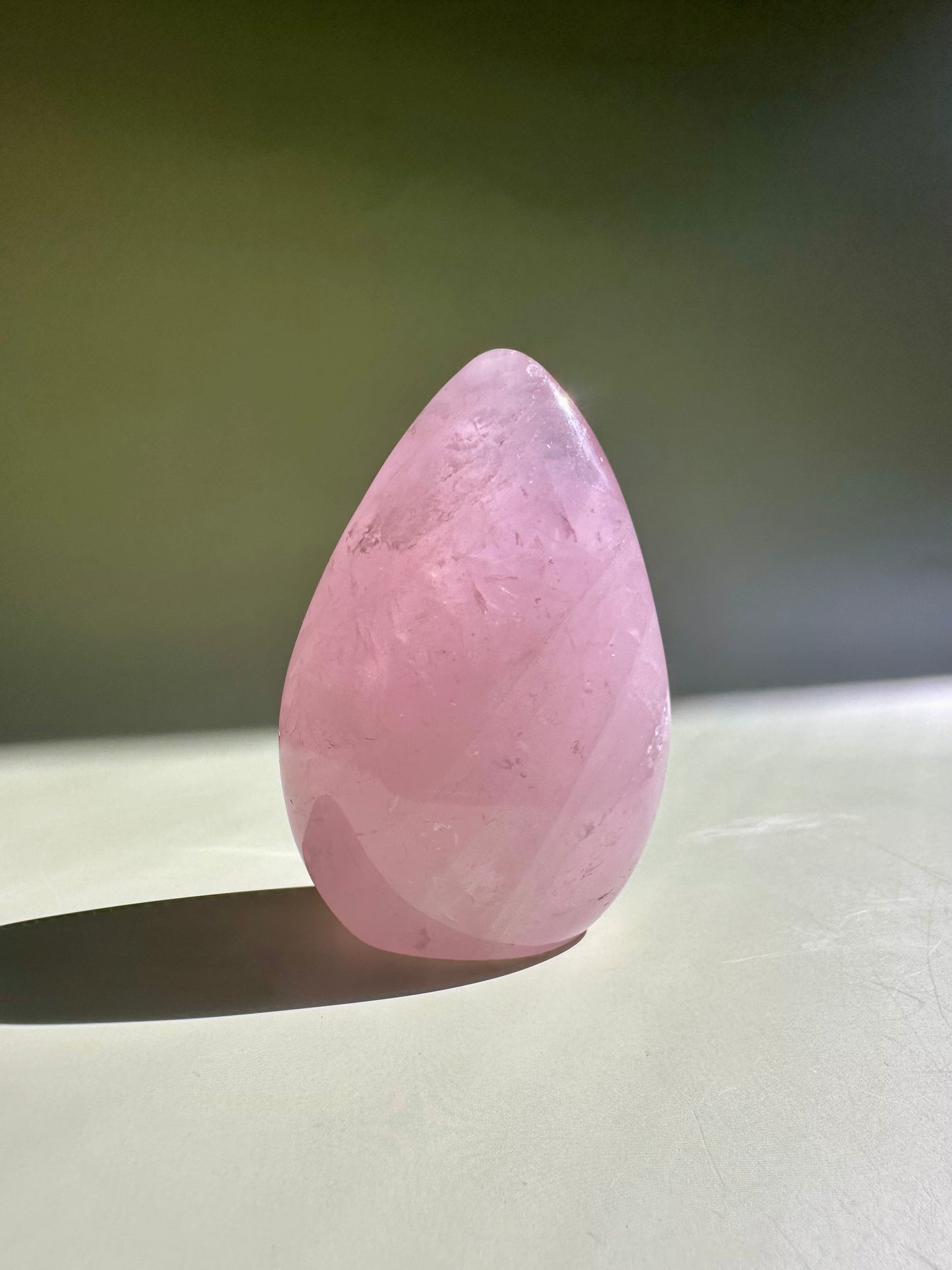 Medium Rose Quartz Standing Freeform - A