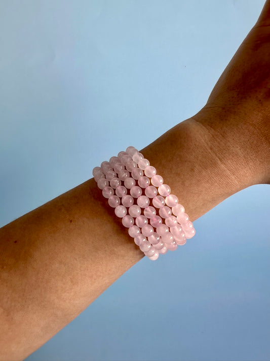 6mm Mangano Pink Calcite Bracelet