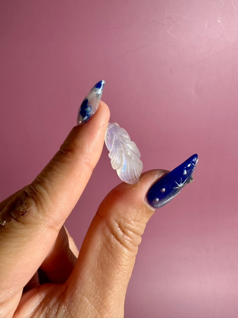 Mini Moonstone Koi Fish | Crystal Carving
