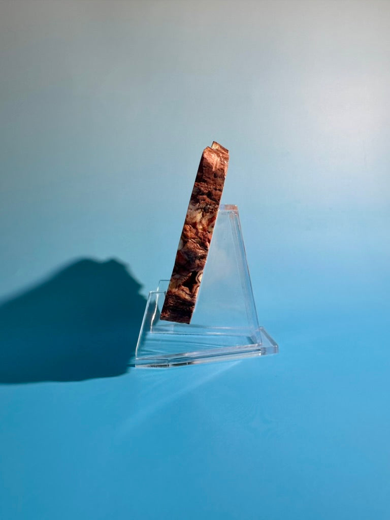 Pink Crazy Lace Agate Slab Option B | Polished Indonesian Crystal