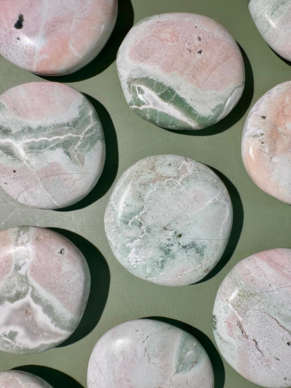 Unicorn Jasper Round Flat Palm